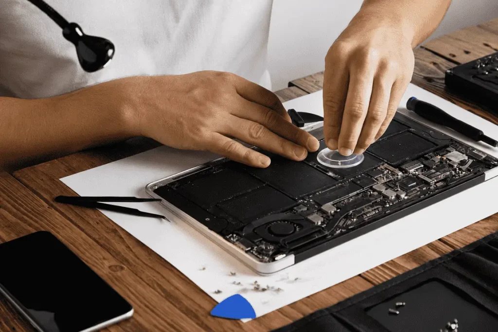 laptop motherboard repair technician